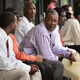 Job seekers on break at a job fair (Getty Images)